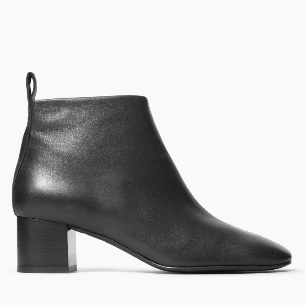 Everlane The Day Ankle Boot black leather